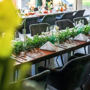 Esküvői helyszíndekoráció 4 Greenery esküvői dekoráció